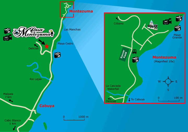 Montezuma local map